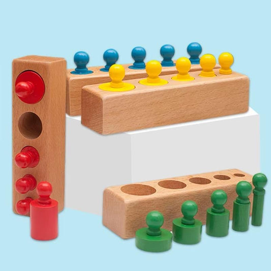 Wooden Knob Cylinders