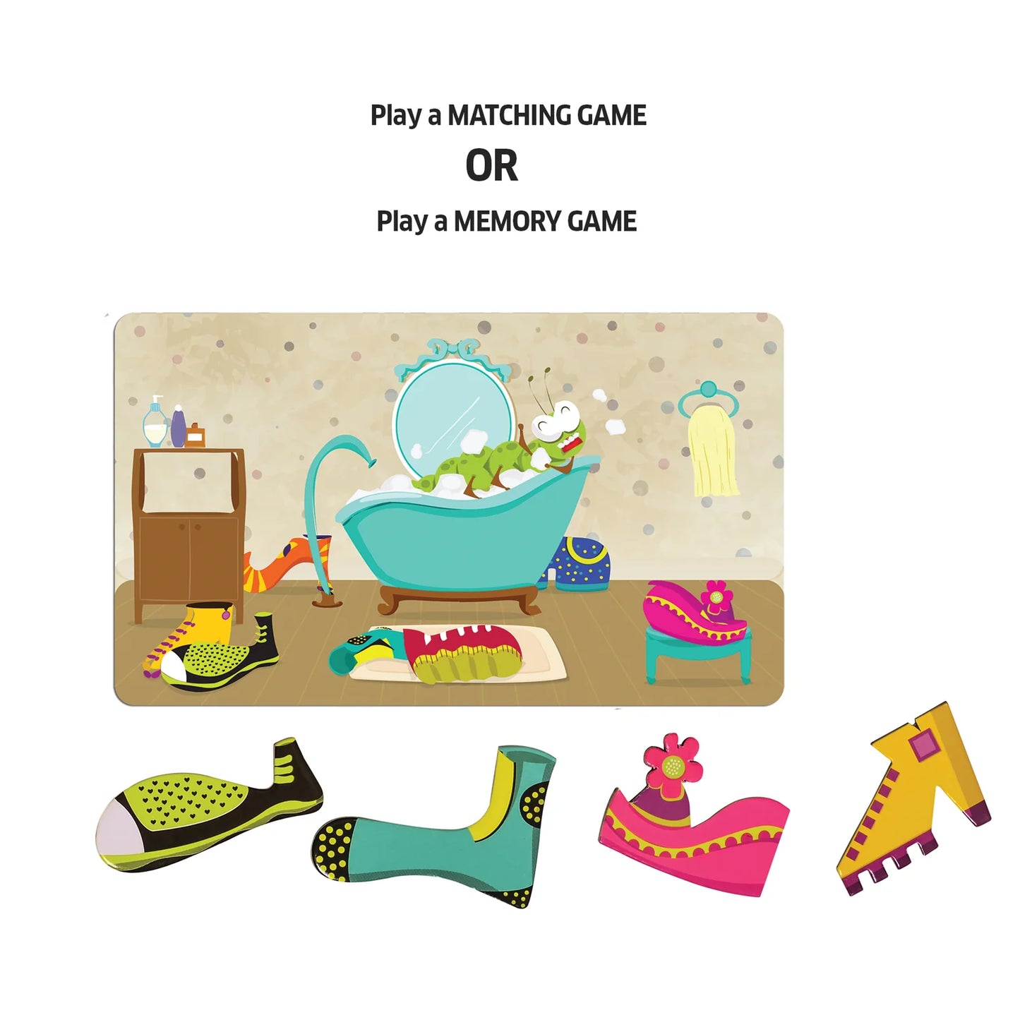 Speedy Game of Memory - Caterpillar Clutter