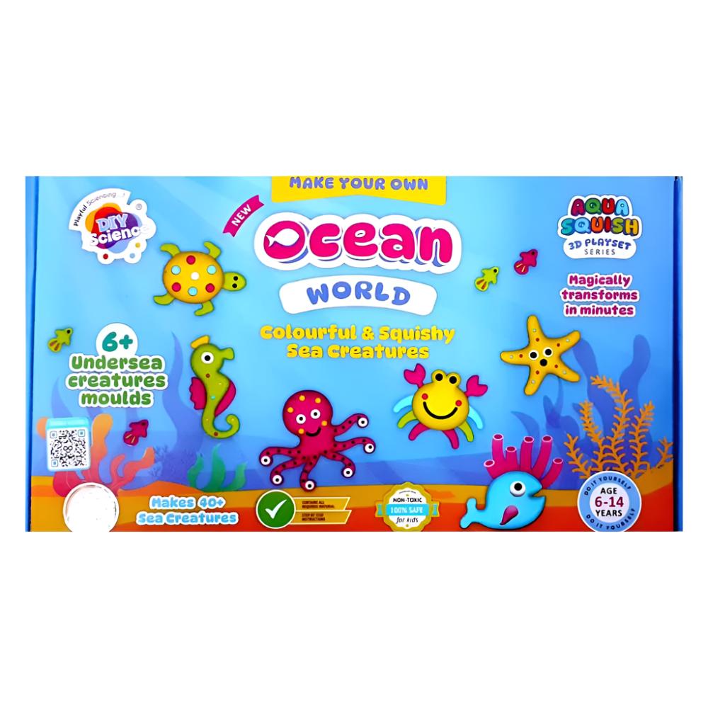 Diy Science Aqua Squish Kit- Ocean World, Jungle Safari
