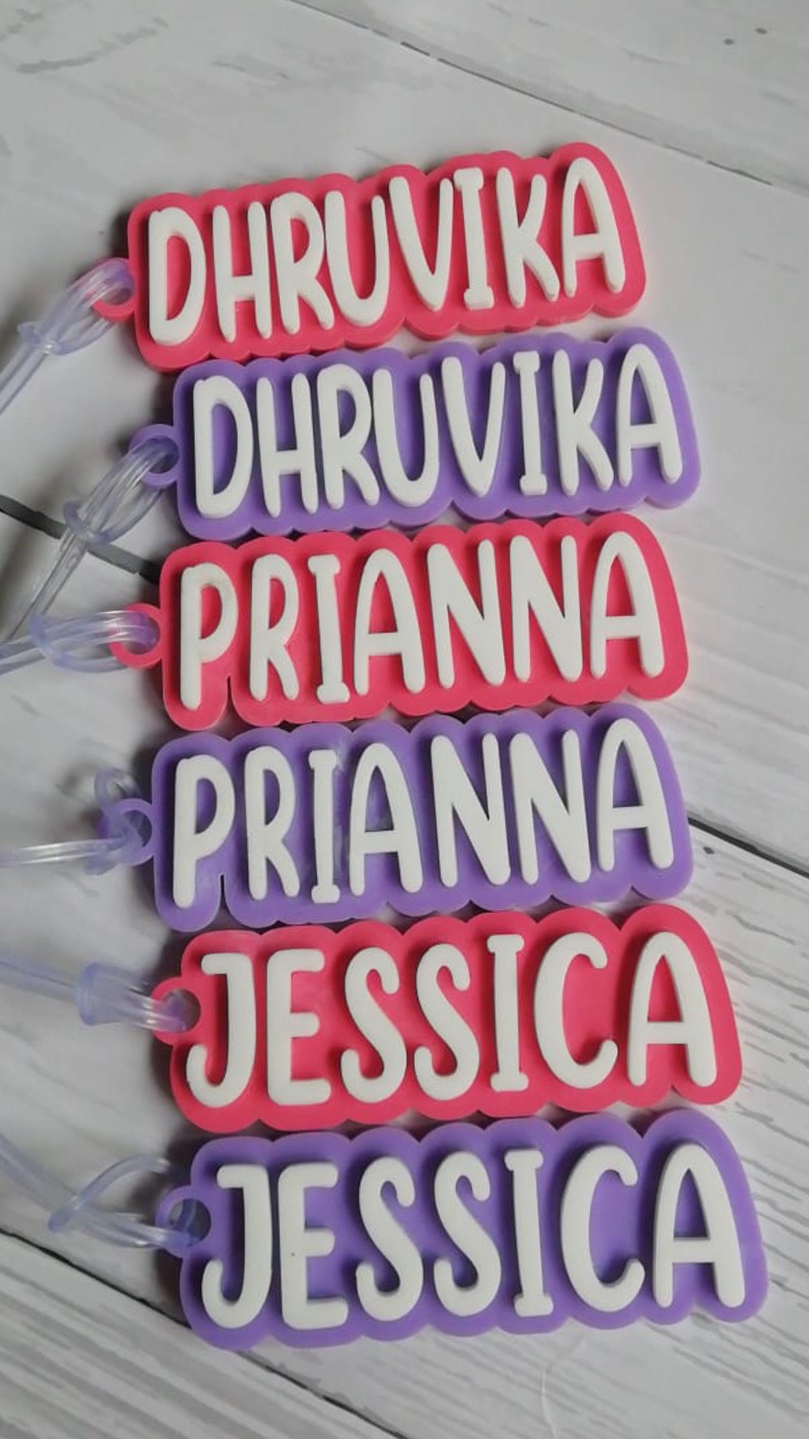 Acrylic Luggage Tags- Personalised