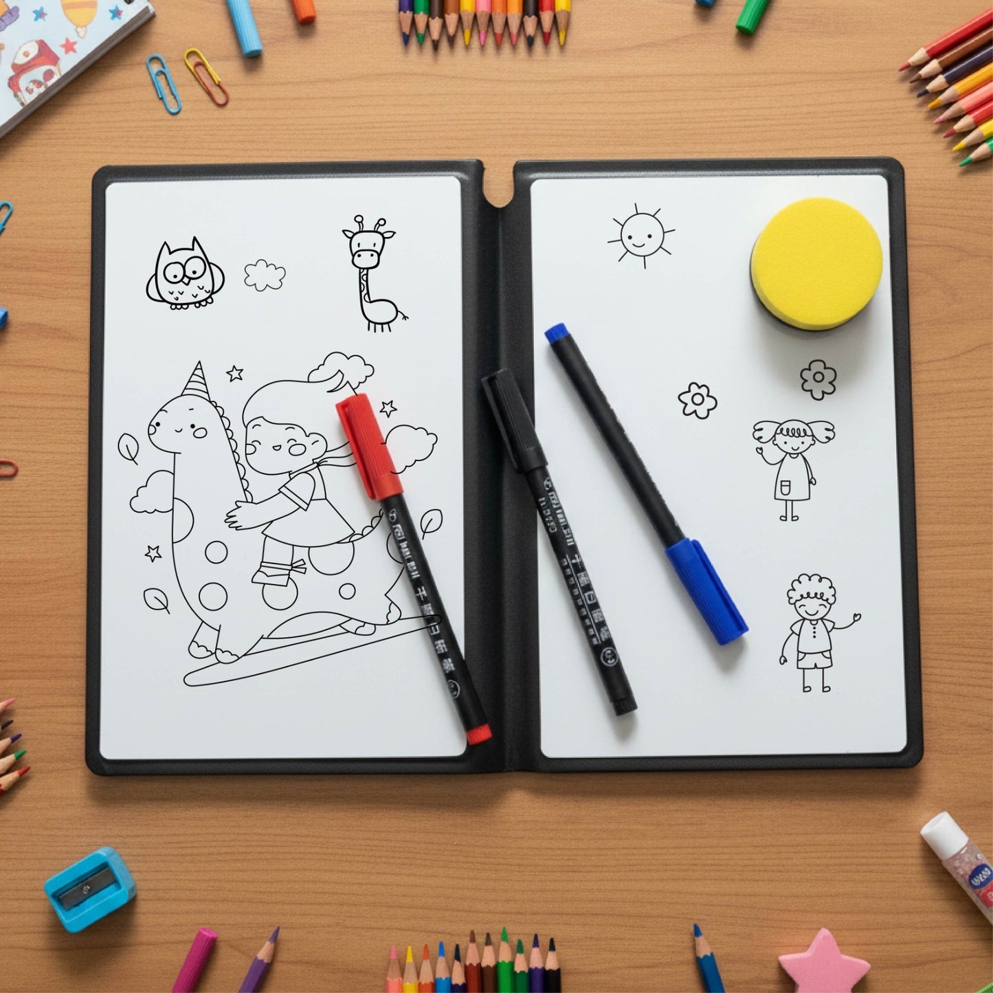 Personalised reusable erasable notebook A5