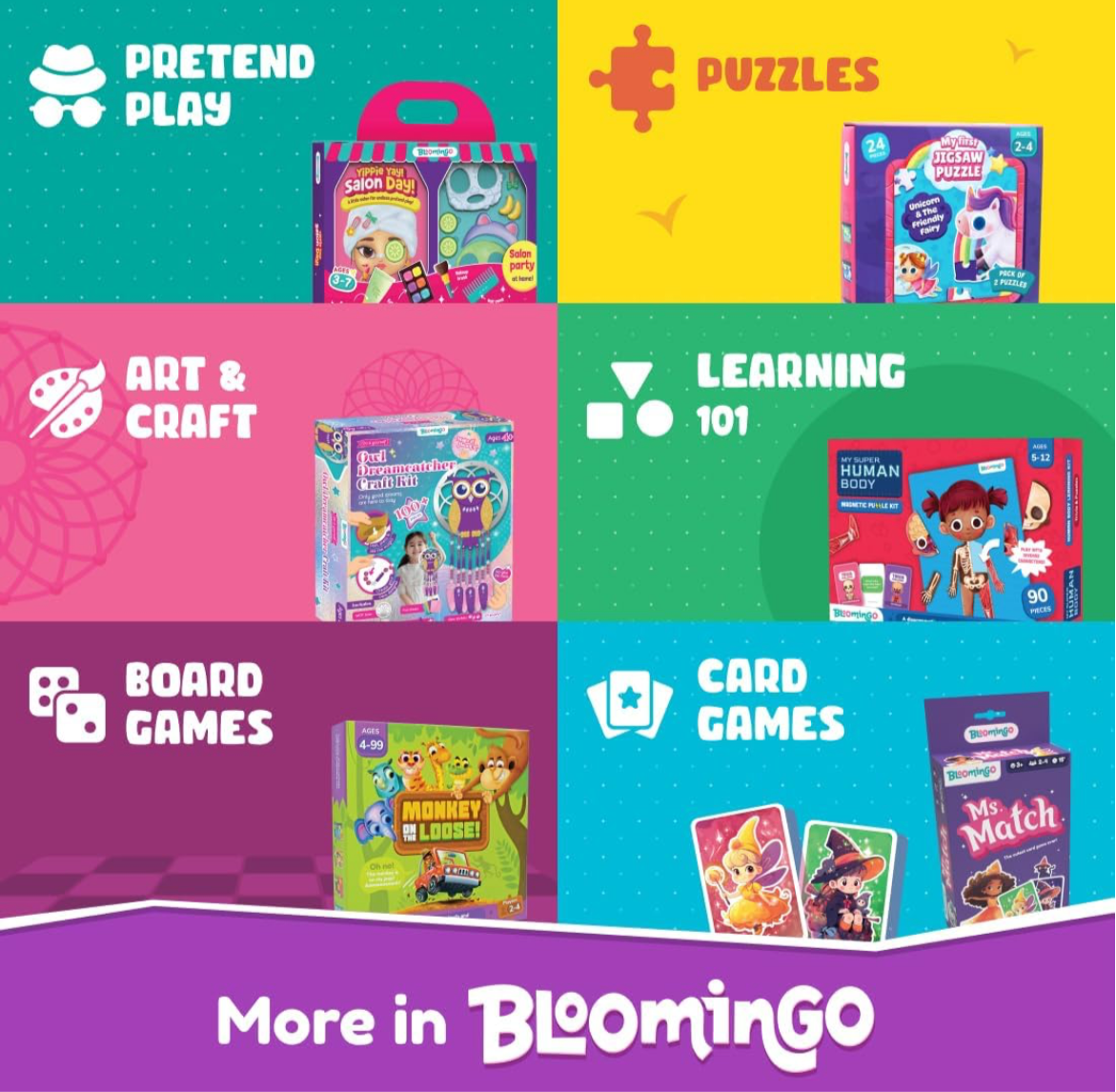 Bloomingo Unicorn Universe 6 in 1 kit with Plush Toy