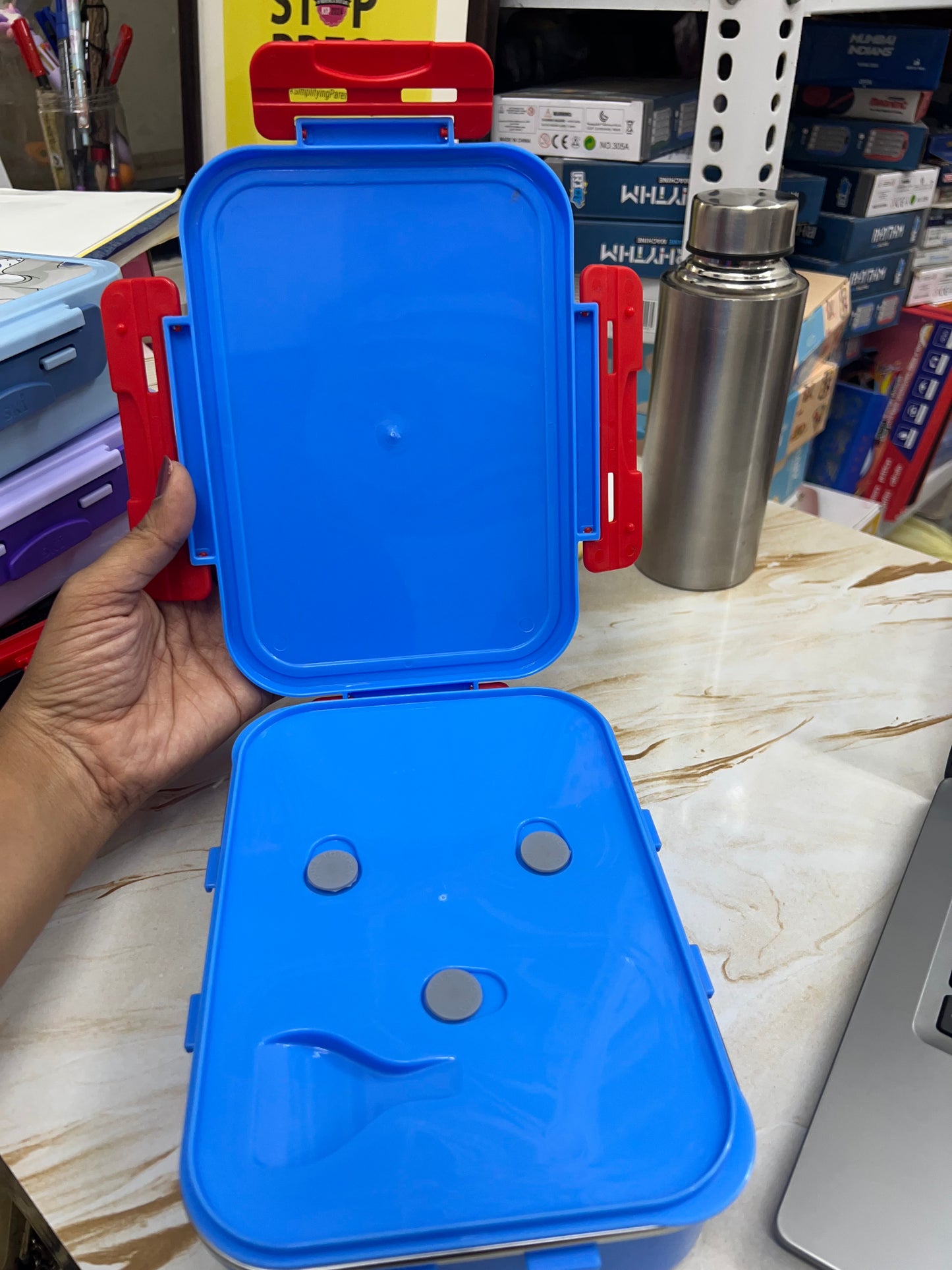 SKI 3 Partition Lunch Box- Grub 3