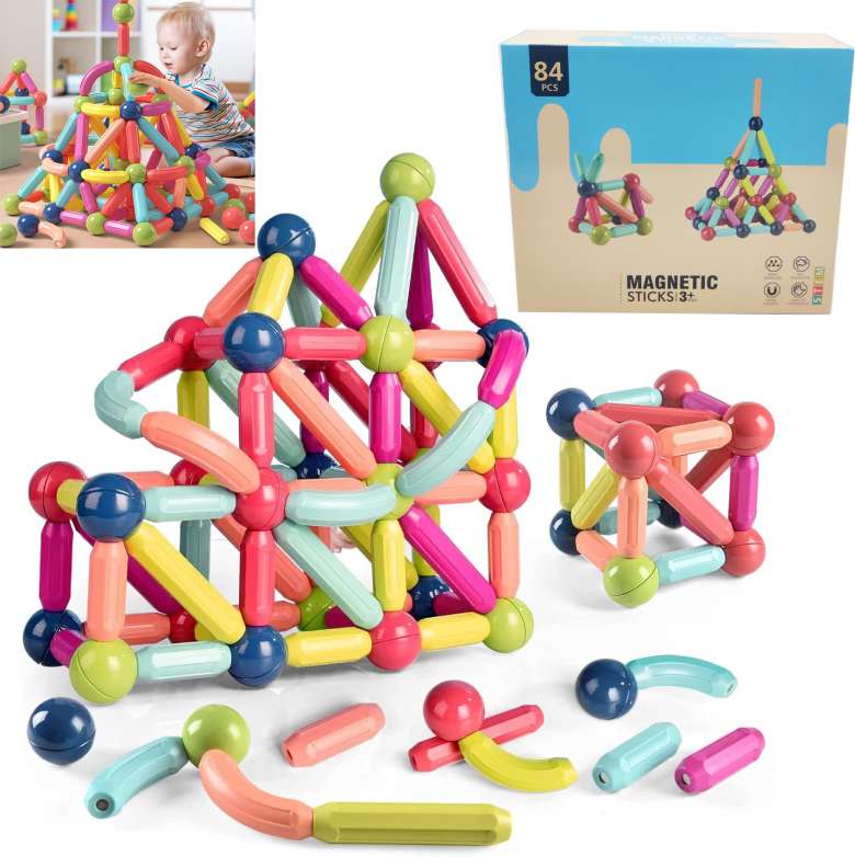 Magnetic Sticks- 84pcs