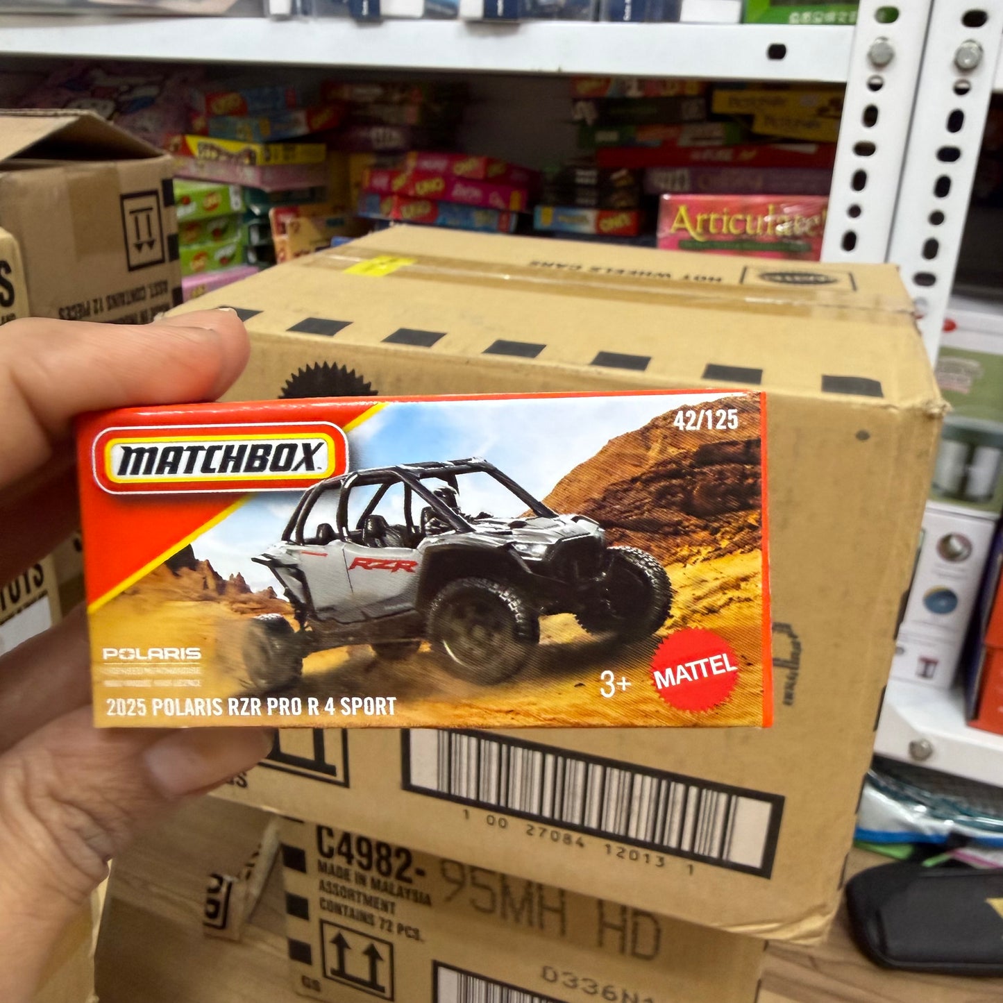 DNK70 (MATCHBOX PWR GBRS HERITAGE)- 2025 POLARIS RZR PRO R 4 SPORT