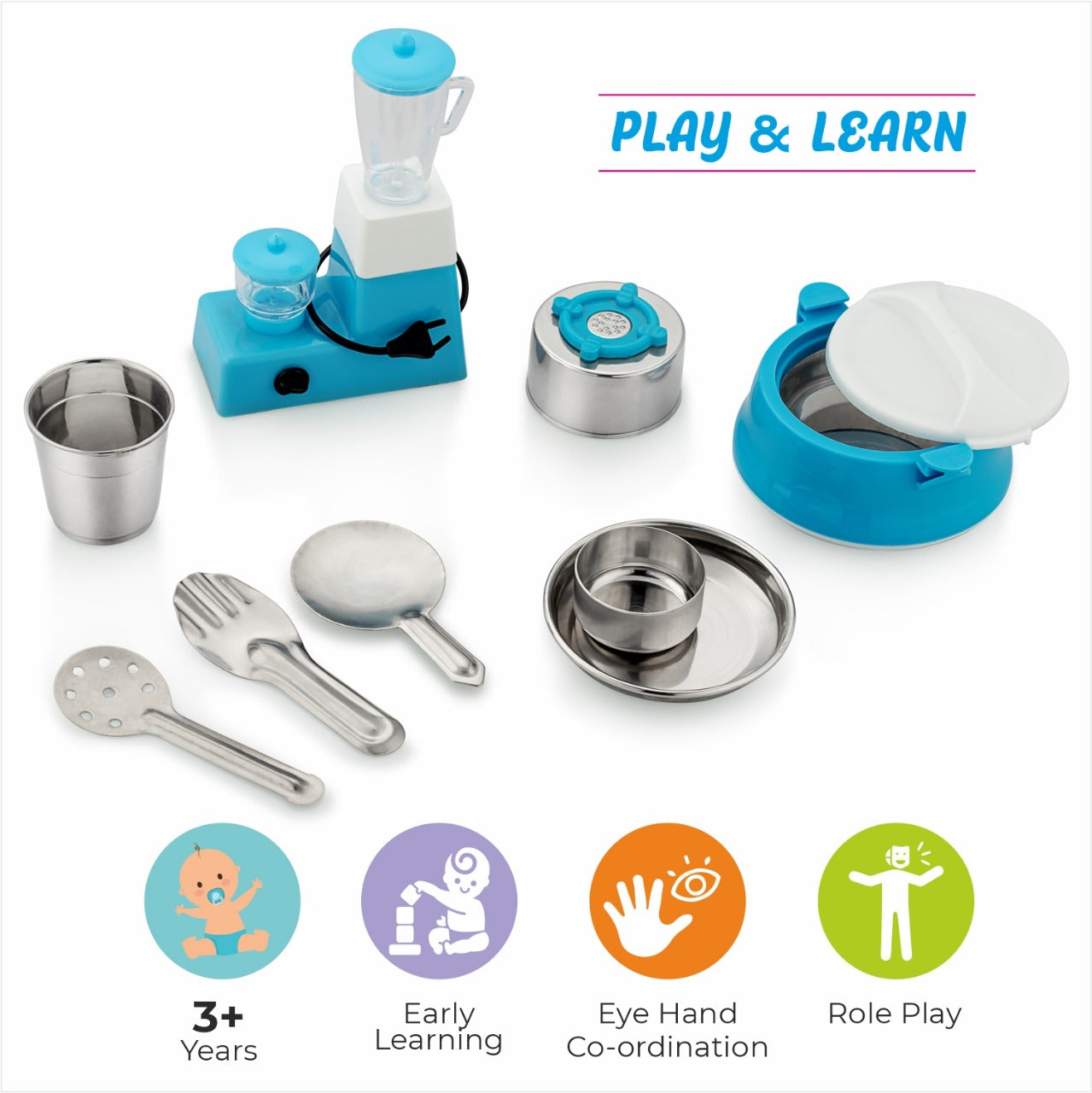 🏡 ST. STEEL KITCHEN SET NO.2 🍽