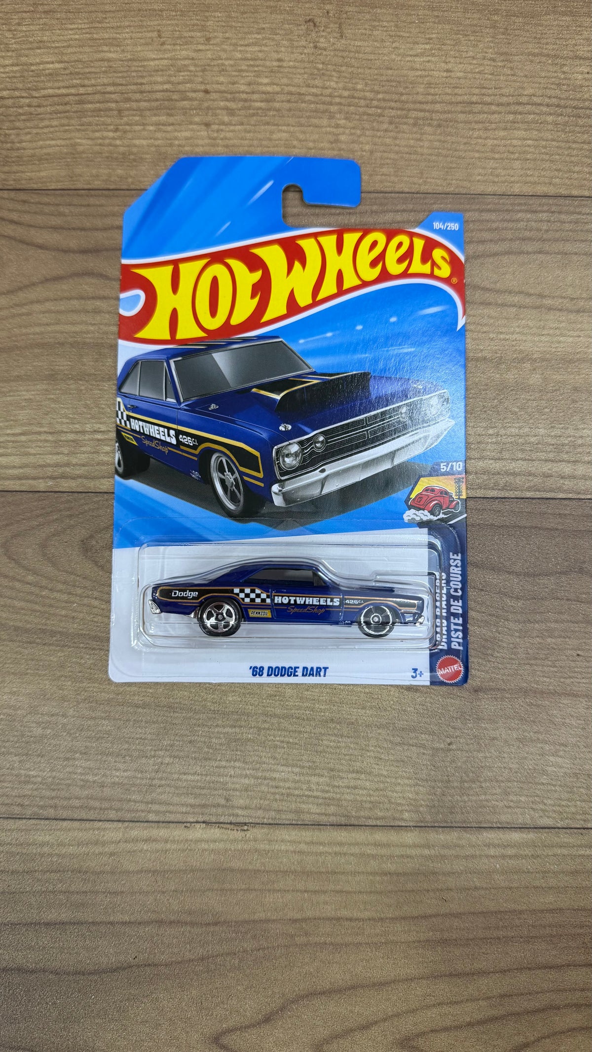 68 DODGE DART- A CASE OF 2027-SINGLE HOTWHEELS CAR