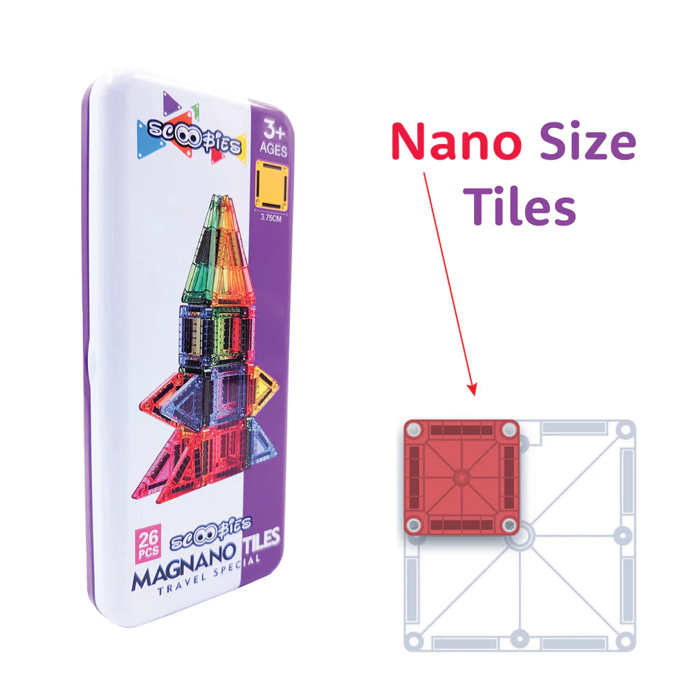 Scoobies Magnano Tiles: Mini Size, Max Creativity