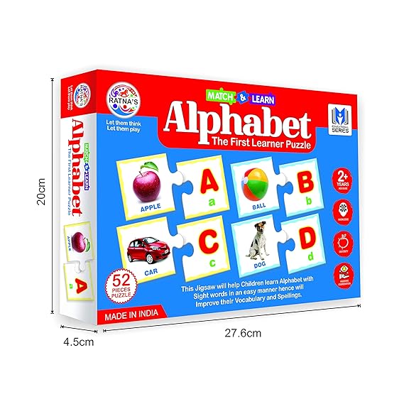 Match & Learn Alphabet The First Learner Puzzle