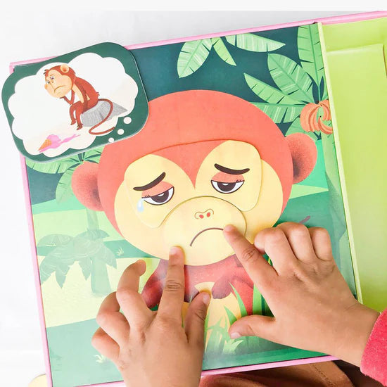 Monkey Expressions- Feelings Puzzle