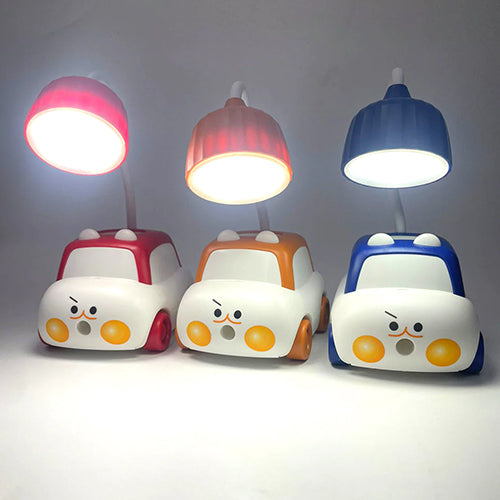 Car Shaped Mini Lamp and Pencil Sharpener – Assorted 1pc