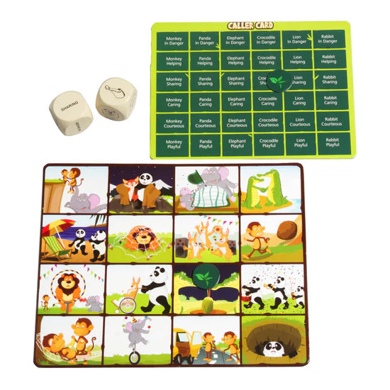 A Day in the Jungle- Animal Bingo Game