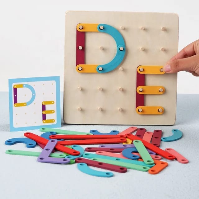 Montessori Nail Board Jigsaw Puzzle