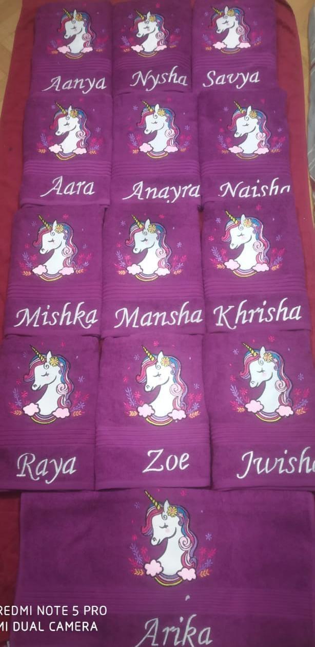 Personalised Bath Towel- 30 x 60 Full Size