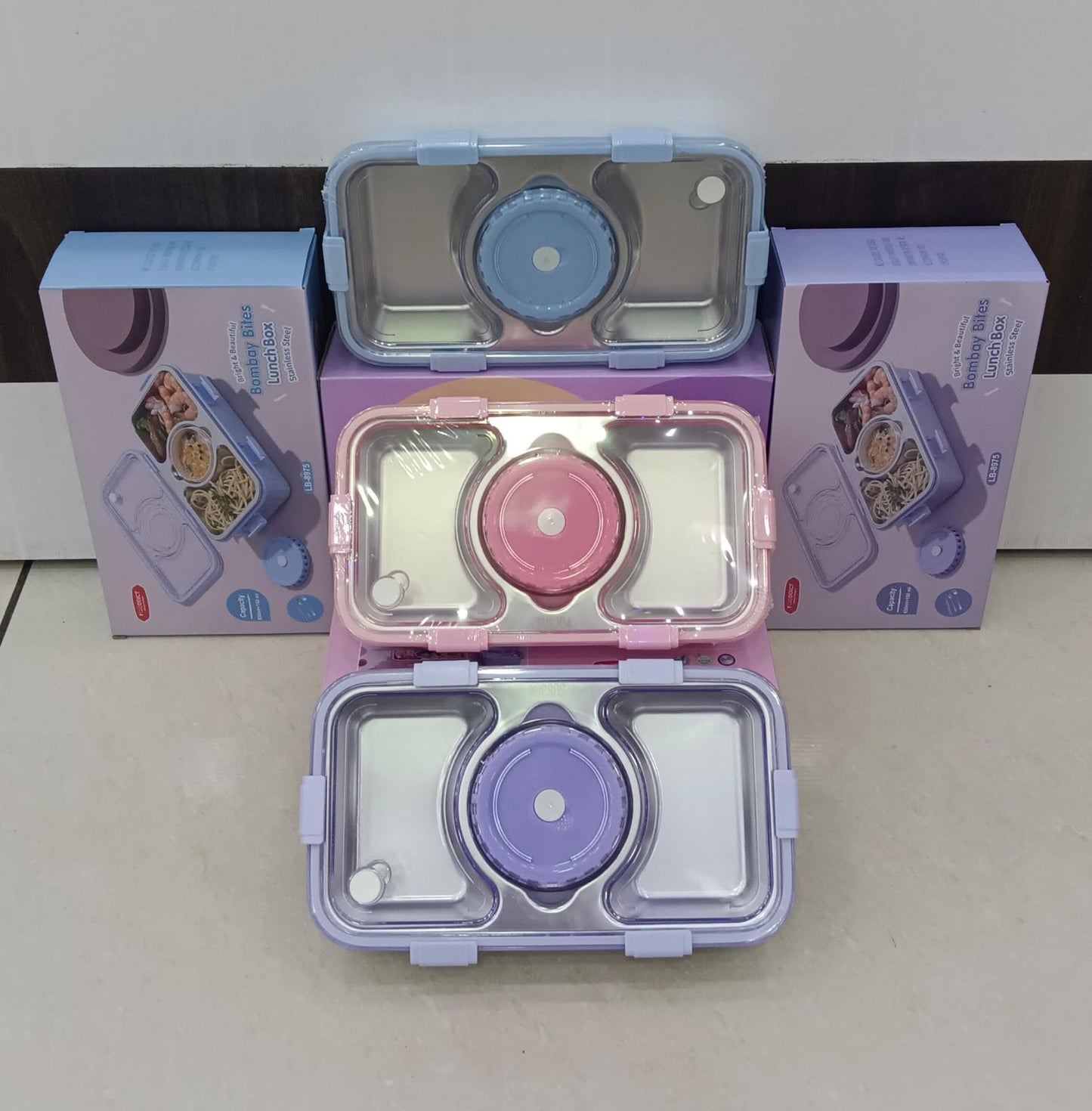 Bright and Beautiful Bombay Bites Lunch Box