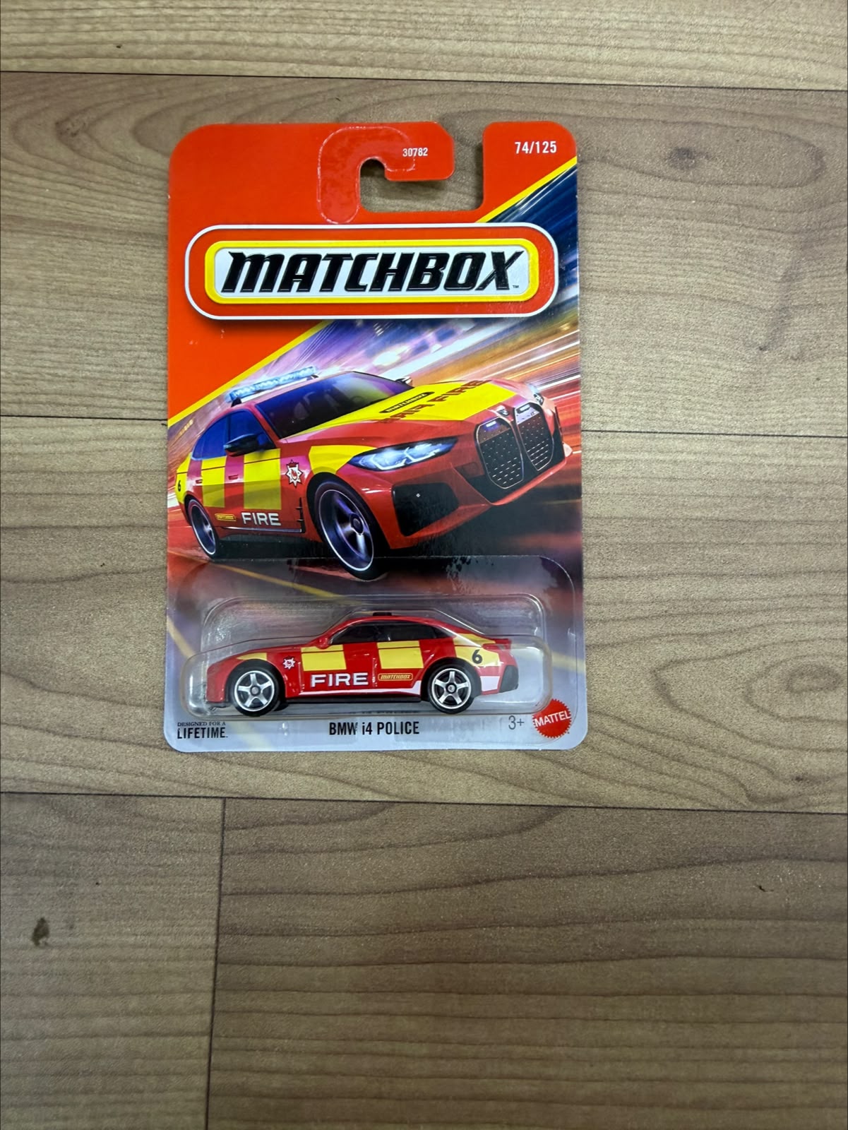BMW i4 POLICE (MATCHBOX CAR- 30782)