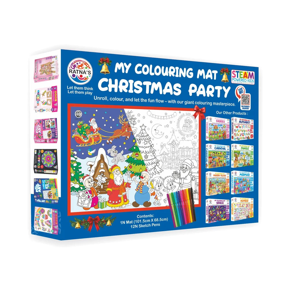 My Colouring Mat- Christmas Party
