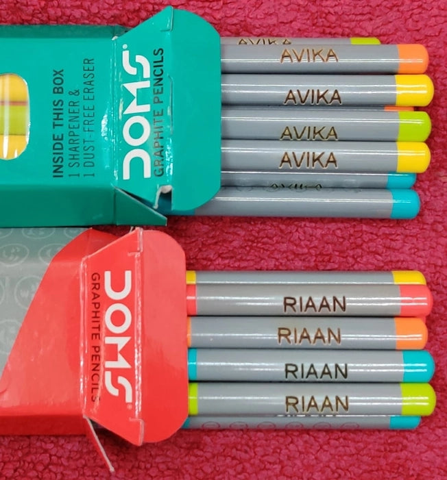 20 Personalised Pencils for Kids