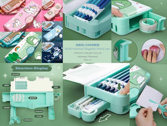 Multi Functional Magnetic Pencil case
