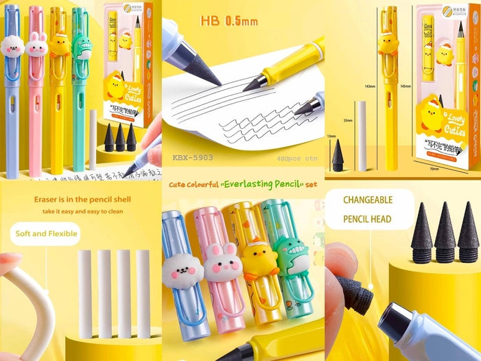 Cute Fountain Pen Shape-Pencil