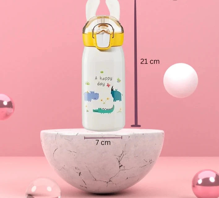 Animal World Stainless Steel Water Bottle - 530ML