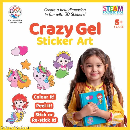 CRAZY GEL STICKER ART