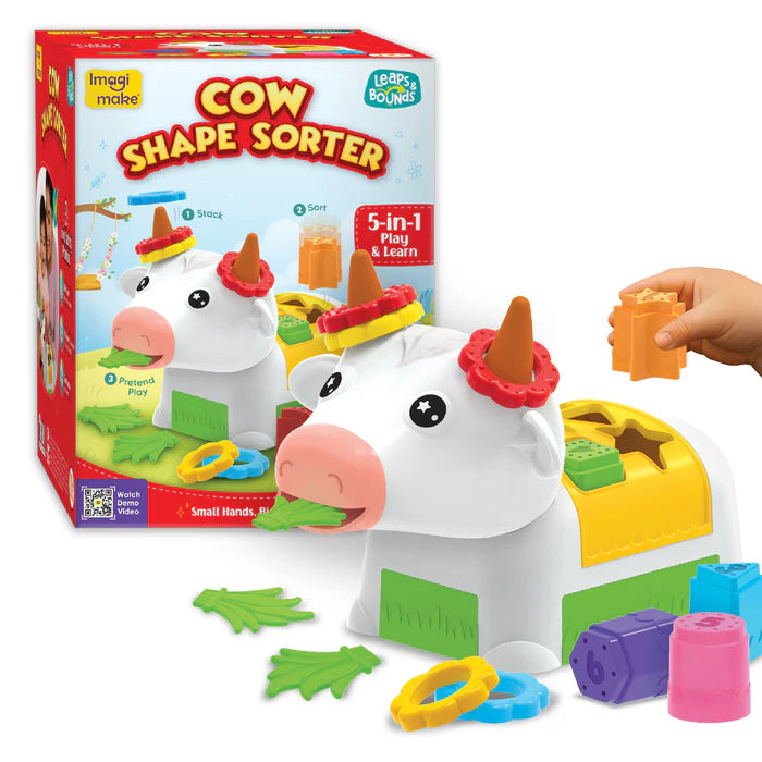 Leaps & Bounds - Cow Shape Sorter