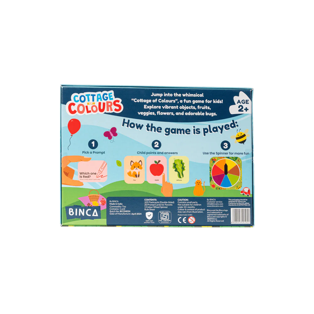 Cottage of Colours - 6 in 1 Flash Cards Set