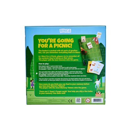 I Went for a Picnic - Memory Game