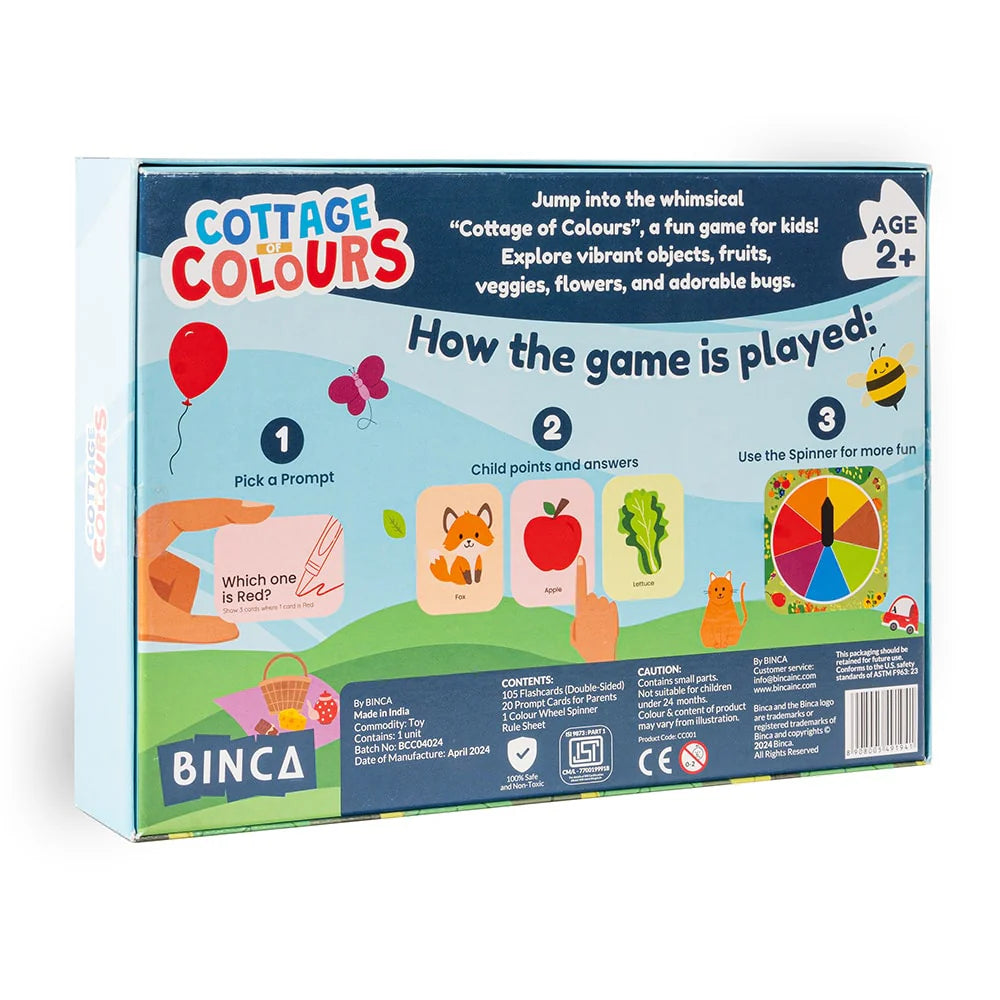 Cottage of Colours - 6 in 1 Flash Cards Set