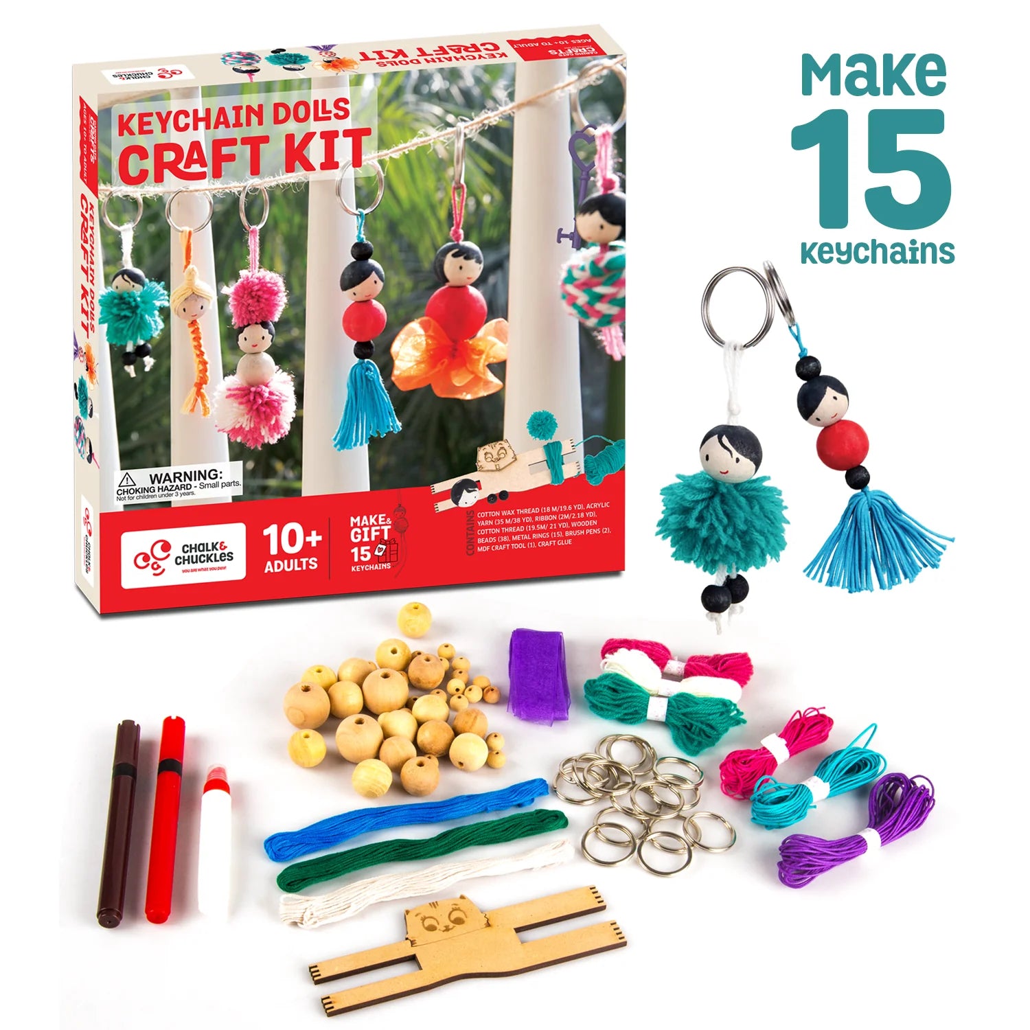 Keychain Dolls Craft Kit