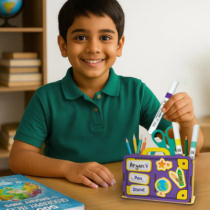 Imaginake DIY Wood Art - Pen Stand