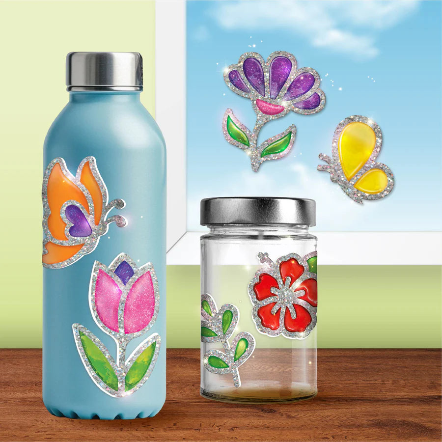Jelly Stickers - Flower & Butterfly