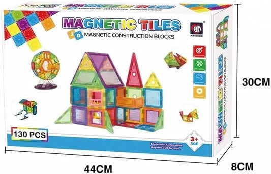 Magnetic Tiles Building Blocks Set 130 PCS