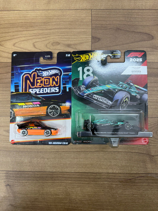NEW MODELS- Hot Wheels 1:64 Scale Premium Race Team-HRV-11 (FORMULA 1 AST)