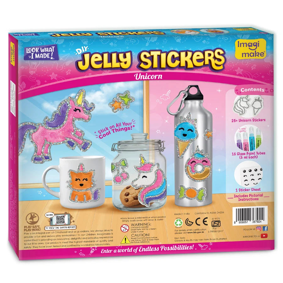 Imagimake Jelly Stickers - Unicorn