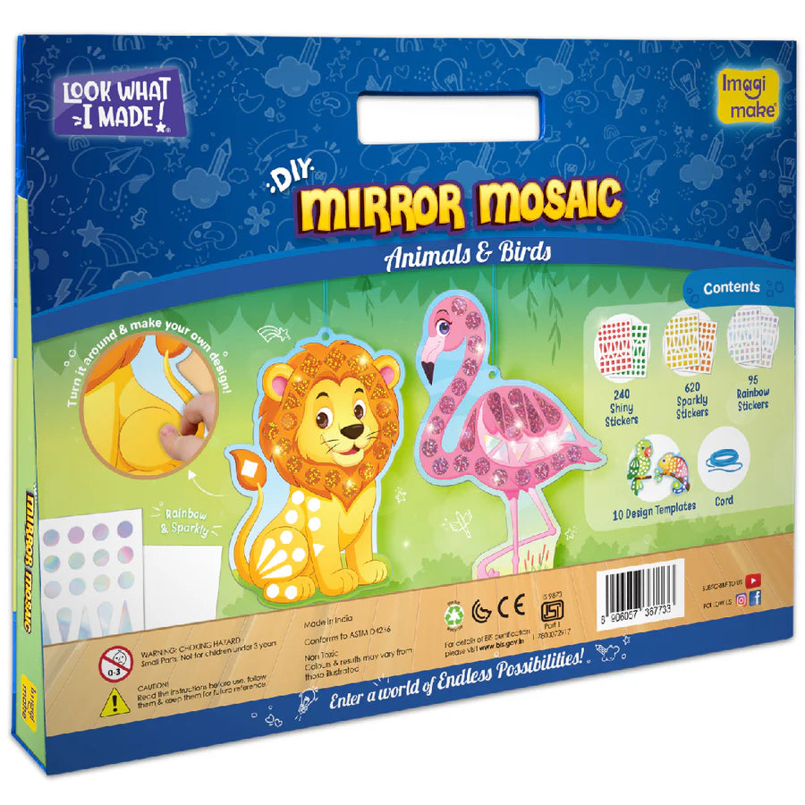 Imagimake Mirror Mosaic - Animals & Birds