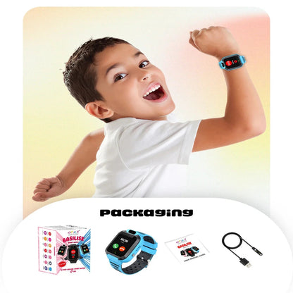 Spiky Basilisk Kids' Cute Waterproof Smartwatch With GPS