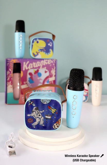 Portable Bluetooth Speaker with Wireless Microphone