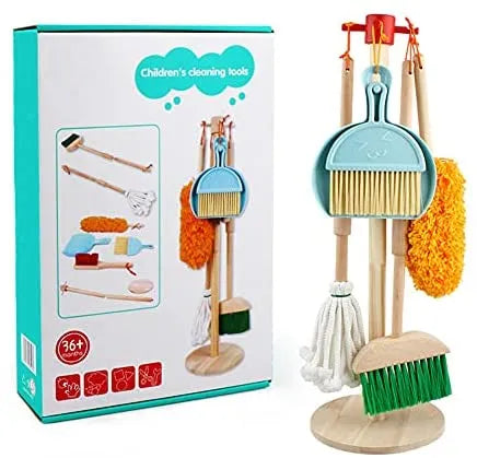 Wooden Toy Cleaning Set