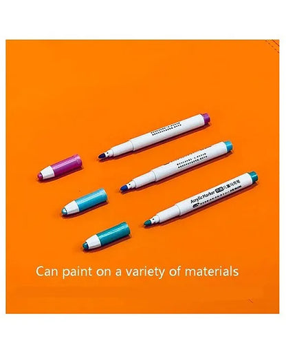 Acrylic Art Marker Set – (48 pieces – Multicolor) - Girls & Boys