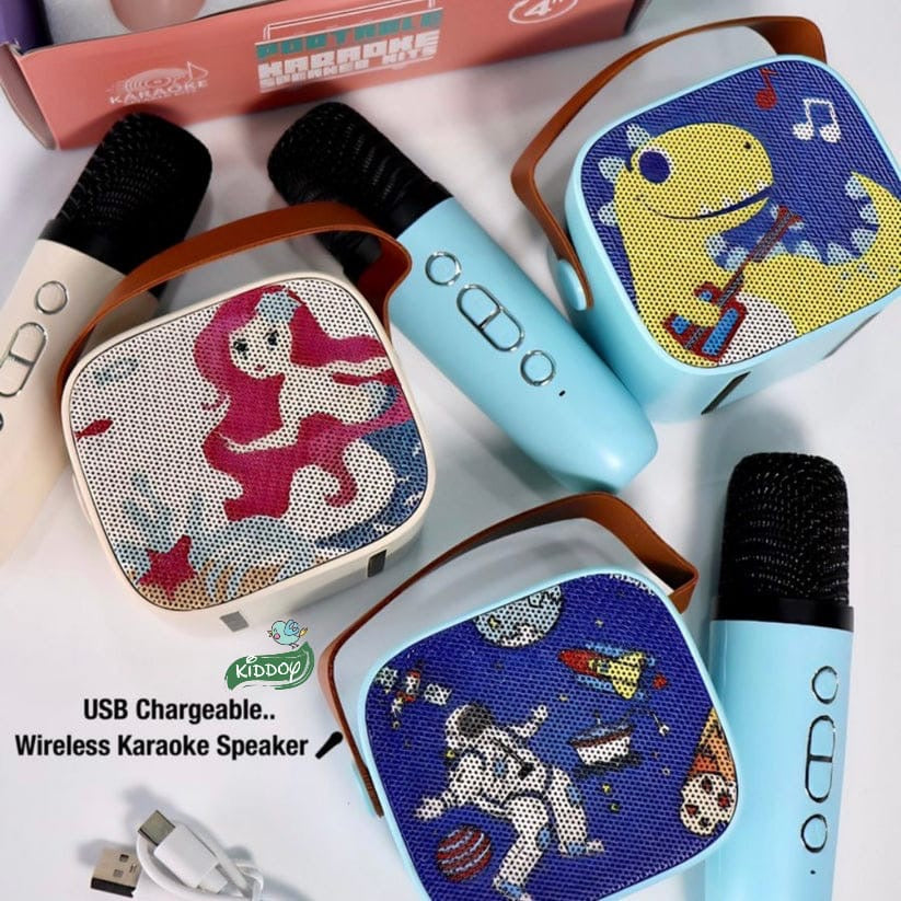 Portable Bluetooth Speaker with Wireless Microphone