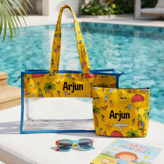 Personalised Swimming bag and pouch