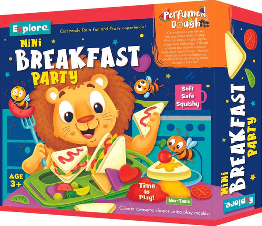 Perfumed Dough | Mini Breakfast Party Toy Set