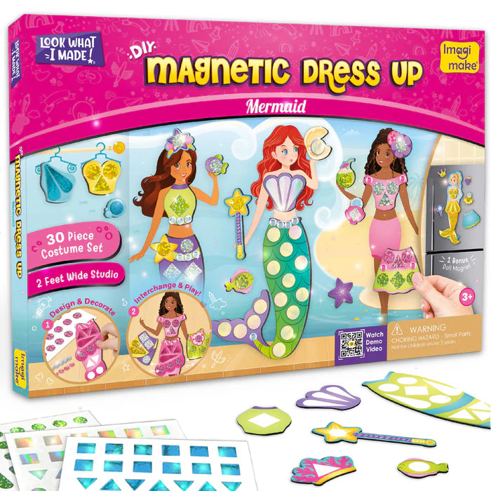 DIY Magnetic Dress Up - Mermaid