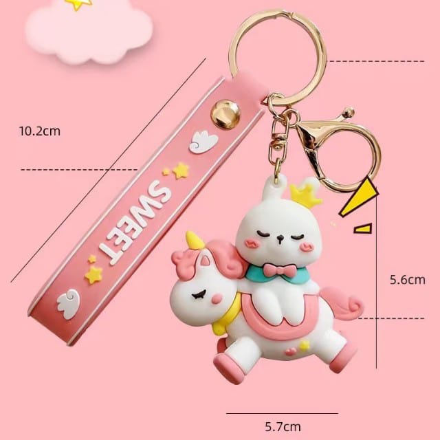 Rubber Keychains- Premium Quality- Set of 2