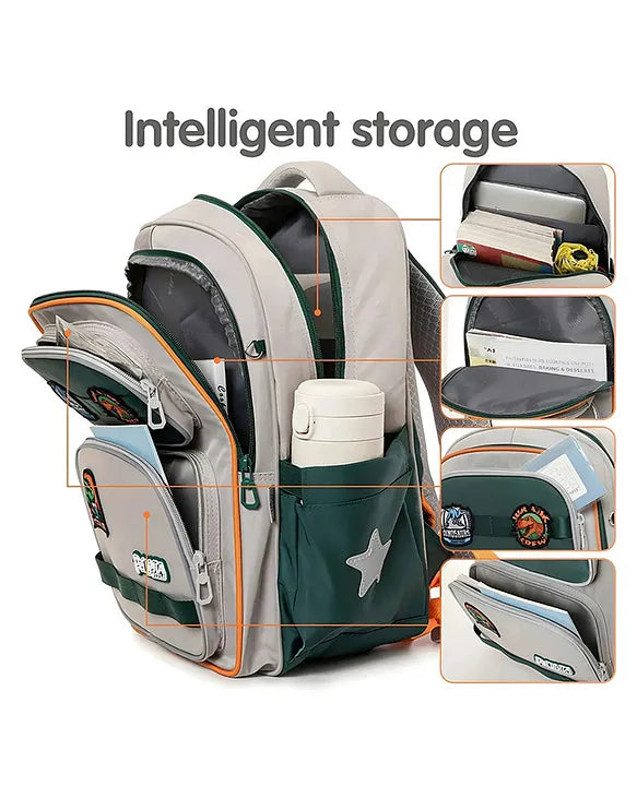 16.5 Inches Dinosaur Theme Backpack For Kids With Adjustable Straps Premium bag pack