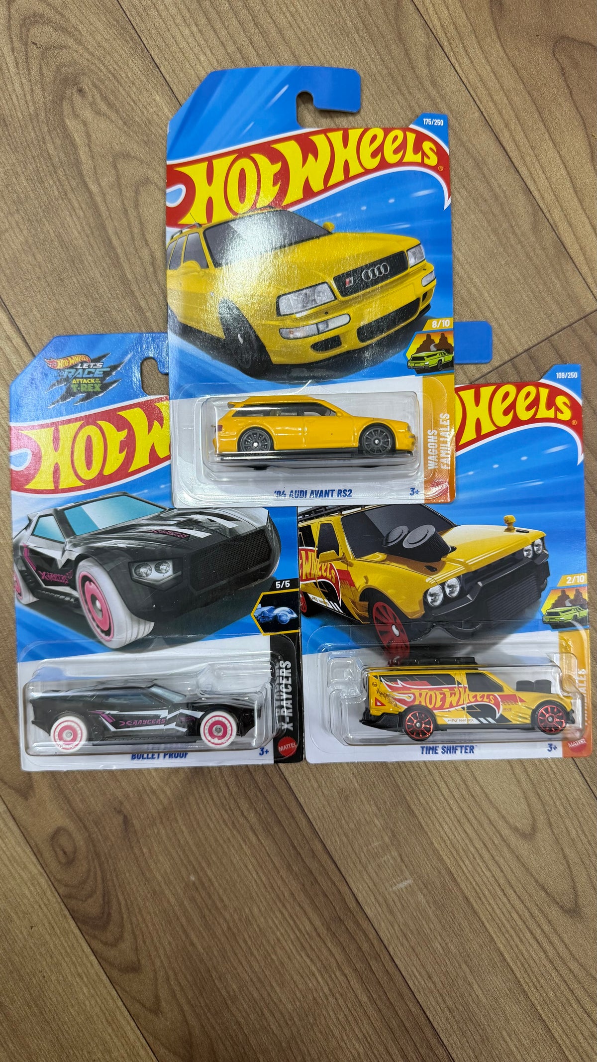 94 AUDI AVANT RS2 AND TIME SHIFTER AND BULLET PROOF- SINGLE HOTWHEELS CAR