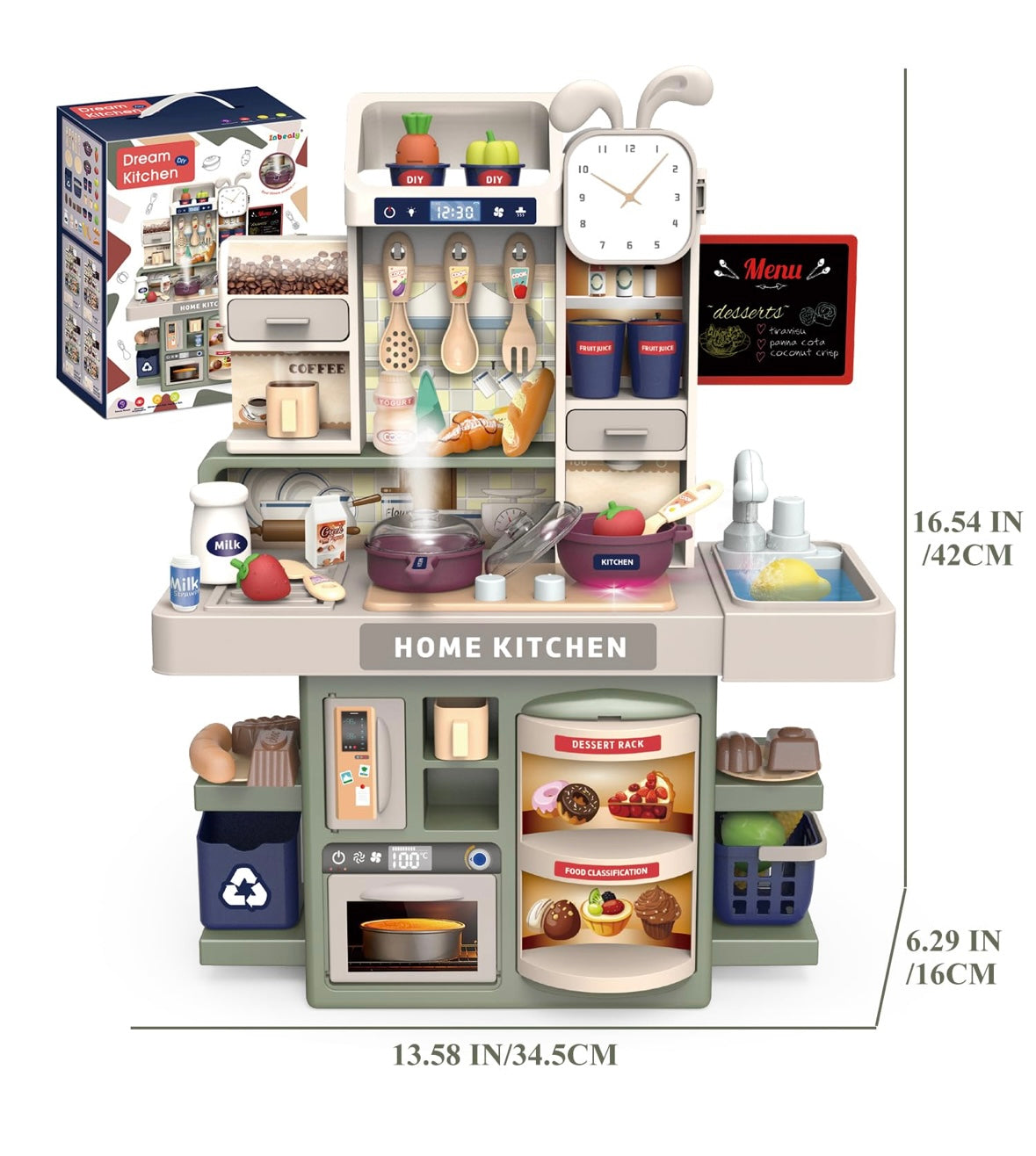 Mini Kitchen Playset for Toddlers