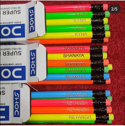20 Personalised Pencils for Kids
